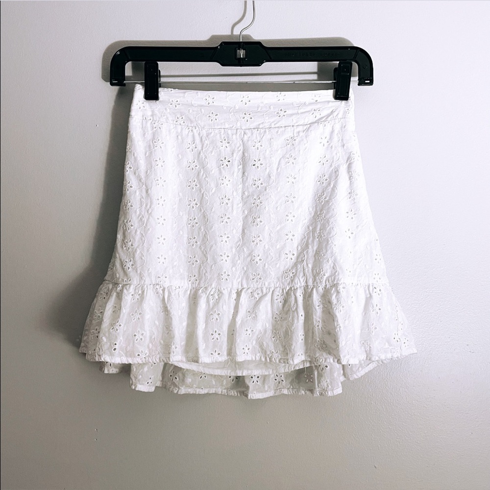 Kendall & Kylie eyelet skirt